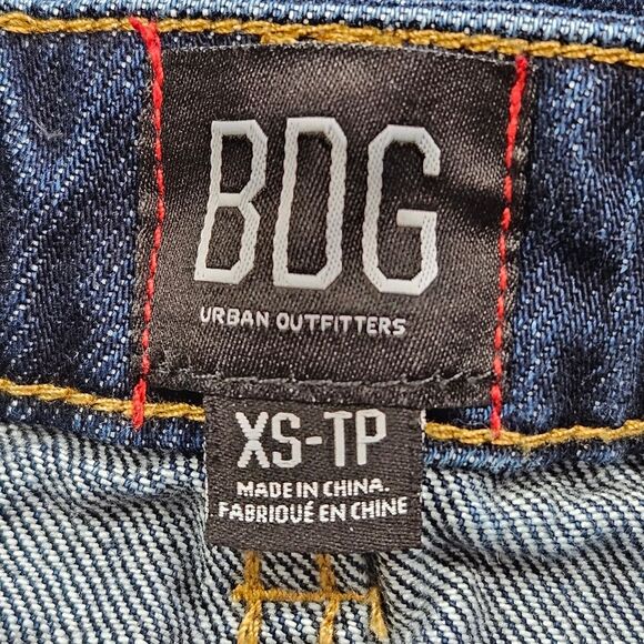 BDG Asymmetrical Denim Mini Skirt, Urban Outfitters, XS, Good Used Condition GUC - Picture 6 of 8